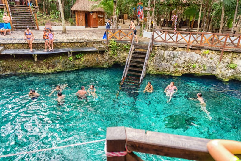 Cenote Zacil Ha an der Riviera Maya bei Tulum